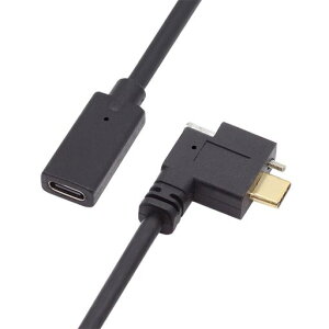 cablecc ���p 10Gbps USB 3.1 USB-C Type C �����f�[�^ �X�N�����[ ���b�N �P�[�u�� �I�X-���X Realsense �J���� VR Quest Link�p