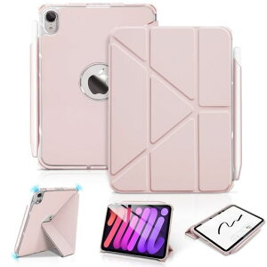 WONZIR iPad mini7 �P�[�X (A17 Pro 2024 ��7����) Y�܂肽���݃X�^���h iPad mini 6 �P�[�X (2021 ��6����) �c�u�����u�����R���� �l�p�K�[�h �y�����[�Ή� �������S���t�� 8.3�C���` �y�ʔ��^�݌v