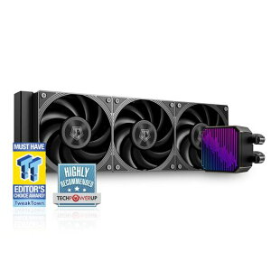 ID-COOLING DX360 MAX �t��CPU�N�[���[ 360mm ARGB AIO�N�[���[�A����38mm�̃��W�G�[�^�[�A3��120mm�������t�@���A�[��RPM�T�|�[�g�AIntel LGA1851/1700/1200/115X & AMD