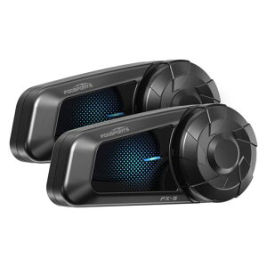 FODSPORTS �o�C�N �C���J�� FX-S �C���J�� Bluetooth5.4 �[�d�Ȃ���g�p 2�l�����ʘb �C���J���o�C�N�p �ʐM�@�� �ő�ʘb����1000M 40mm�w�����b�g�X�s�[�J�[ �ʐM�������A HIFI���� �o�C�N�p�����@ �c