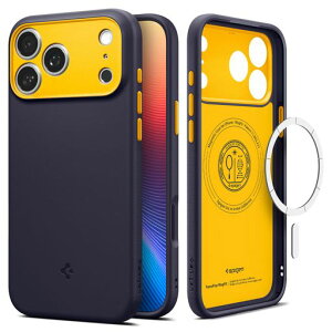 Spigen iPhone 18 Pro / 17 Pro �P�[�X MagSafe�Ή� �i�m�|�b�v�E�}�O�t�B�b�g(�u���[�x���[�E�l�C�r�[)