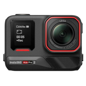 Insta360 Ace Pro 2 8K�A�N�V�����J���� �f���A���o�b�e���[ ���C�J�����J�� 1/1.3�C���`�Z���T�[ �f���A��AI�`�b�v �h���J���� ��u���␳ �t���b�v���X�N���[�� AI�ҏW Vlog �o�C�N �A�E�g�h�A�B�c