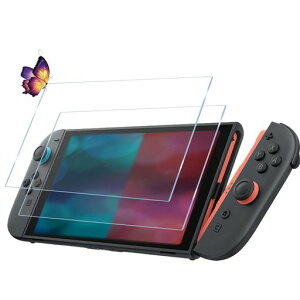 �y2���Z�b�g�zUNEEDNintendoSwitch2�p�̃t�B����Nintendo�X�C�b�`2�p�̃K���X�t�B���������t���ی�t�B���������^�b�`�\�t��/�C�A�[��/�P�[�X�Ɗ�����/�d�x9H/��U�h�~/�w��h�~