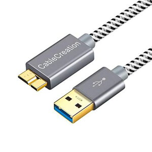 USB�P�[�u���}�C�N��BCableCreationUSBAMicroB�P�[�u��hdd�P�[�u��USB3.0�������O�t���n�[�h�f�B�X�N�P�[�u���AHD�J�����Ή�SamsungNote3/Galaxy
