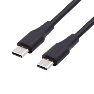 NFHK Type-C USB-C�I�X-�I�X USB 2.0 �o�[�W���� �f�[�^�P�[�u�� PD 65W �m�[�g�p�\�R��&�g�ѓd�b�p �u���b�N 200cm