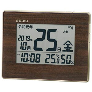 �Z�C�R�[�N���b�N(Seiko Clock) �|�����v �u�����v �ڊo�܂����v �i�`������ �d�g �f�W�^�� �J�����_�[ ���x���x�\�� �V�����\�� �����F�p�[�� �{�̃T�C�Y: 12.7x16.5x2.5cm SQ442B