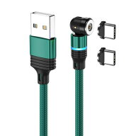 マグネット 磁気充電ケーブル 1ピン Type-C端子 着脱式 急速充電 防塵磁石 led通電指示 断線防止 などTyp…