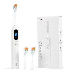 Goby 電動歯ブラシ 音波式歯ブラシ ソニック 歯垢除去 静音 IPX7防水 Type-C 充電式 160日間使用 液晶大画面 電動 ブラシ 2本替えブラシ付 歯磨き 歯ぶらし はぶらし 携帯用 コンパクト 大人用 …