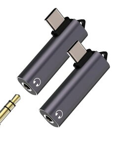 USB-C to AUX 3.5mm�w�b�h�t�H���W���b�N�A�_�v�^�[(2�p�b�N)DAC���� Type-C�I�[�f�B�I&�[�d�ϊ��� �Ή�iPhone15/16 Pro �Ή�iPad�Ή�Samsung�݊� �ԍځE�}�C�N�E�C���z���h���O���P�[�u��