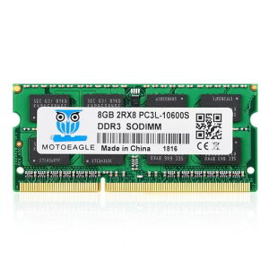 Motoeagle DDR3/DDR3L 8GB 1333 MHz PC3/PC3L-10600 SO-DIMM 8GBx1�� �m�[�gPC�p������1.35V 204Pin CL9 Non-ECC Mac �Ή�