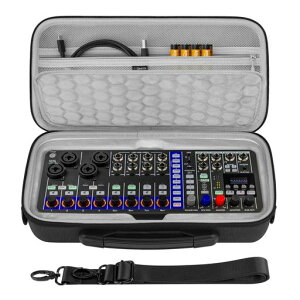Geekria �n�[�h�V�F�� �g���x���P�[�X �Y�[�� Zoom LiveTrak L6max / L6max �f�W�^�� �~�L�T�[�ƌ݊������� �I�[�f�B�I �~�L�T�[ �L�������O�o�b�O (�_�[�N�O���[)
