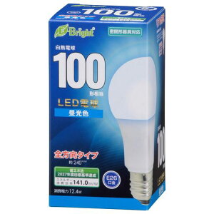 �I�[��(OHM) LED�d�� E26 100�`���� �����F �I�[���d�@ LDA12D-G AG27 06-4348