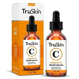 TRUSKIN ビタミンCセラム(顔用) - 肌色、目元用美容液 - ビタミンC、ヒアルロン酸、ビタミンE、30ML