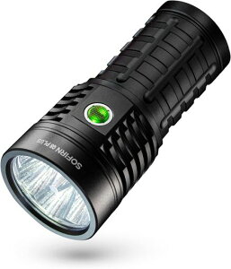 Sofirn Q8 Plus �����d�� ���� �ŋ� ���P�x���C�g 16000���[���� ���邢 �t���b�V�����C�g Type-C USB�[�d�� ������ 6�� LED �Ǝˋ���554M Anduril2�V�X�e�� ���i�K���� �L�����v �A�E�g�h�A �{�� �h��