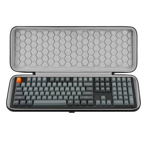 Geekria �t���T�C�Y�L�[�{�[�h �n�[�h�V�F���P�[�X Keychron K10 HE /K10 Max/Q6 HE/V6, Redragon K668/K689/K556 PRO, AULA F108 PRO�ƌ݊������� �g���x���L�������O�o�b�O