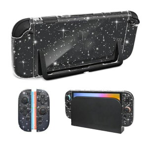 RDFJ Nintendo Switch 2��p�L���L���N���A�P�[�X �{��+Joy-Con�Ή� �S�ی�J�o�[ �n�[�h�P�[�X �L�Y�h�~ �L���L���Y�� (�{�́uPC���v+Joy-Con�uTPU���v)