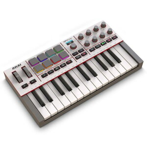 Akai Professional MPK Mini IV 25�� USB-C MIDI�L�[�{�[�h�R���g���[���[ �O���[