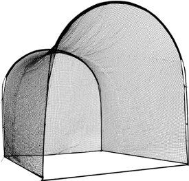 PGL バッティングネット 野球ネット 3x3x4m 野球練習ネット 打撃投球練習用 長方形ケージ 屋外対応 収納バッグ付き