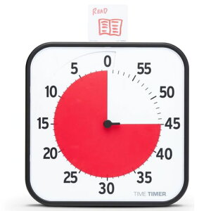 Time Timer �^�C���^�C�}�[(TIME TIMER) �׋��^�C�}�[30cm 60�� �w�K�A���[�� TT12B-W