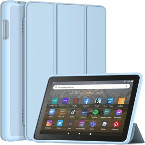 amazon fire hd 8 & 8 Plus �J�o�[ �P�[�X 2024/2022/2020 fire hd 8 & 8 Plus 12����/10���� �ی� �J�o�[ �O�܂�X�^���h �y�� �y�� �I�[�g�X���[�v�@�\�Ή� �ϏՌ� �Ή� fire hd
