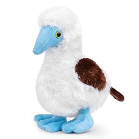 lilizzhoumax アオアシカツオドリのぬいぐるみ、本物そっくりの鳥のぬいぐるみ、とても柔らかくて繊細なかわいい鳥のぬいぐるみ、女の子のおもちゃ、子供のギフト、家の装飾 (青 高さ 25cm)
