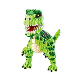 NOOLY ミニ ブロック ブリストルブロック 知覚玩具 恐竜 ダイナソー 6歳以上 KLJM-06 (ヴェロキラプトル、1457PCS)