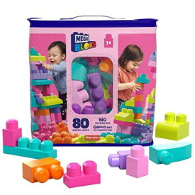 マテル(MATTEL) メガブロック(MEGA BLOKS) 1才からのメガブロック たっぷり80個ブロックパック ピンク 【ブロックセット】【1才~】【プレゼント】 DCH62