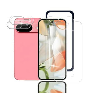 Briacicell�Ή�GooglePixel9�p�̃K���X�t�B����(2��)+�s�N�Z��9�J�����t�B����(2��)�y�K�C�h�g�t�����{���Ɏq��9H���x�z�O�[�O���s�N�Z��9�t�C���������K���X�����ߗ��ɔ������x�^�b�`�\��t���c