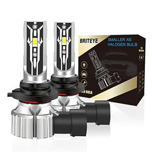 Briteye(�܂Ԃ���)LED�w�b�h���C�gHB4�t�H�O���C�g���p�V�Ԍ��Ή�6500K�z���C�g���P�x12V�ԗp9006HB4LED�o���u�n���Q���T�C�Y�^��t�ȒP�m�C�Y�΍�(�t�@�����X�݌v)2�Z�b�g