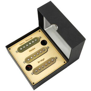 OgdniAlnico5StratPickupシングルコイルピックアップギターネック/ミドル/ブリッジピックアップクリームStratSquierエレキギター用(ホワイト)