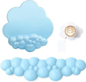 MAGIC-REFINERxMAMBASNAKE3IN1セット(リストレスト、マウスパッド、カップマット)キーボード用マウス用曇形一体型人間工学手首クッション滑り止め水洗い耐久性良い手首疲労軽減ゲーム低反発リ…