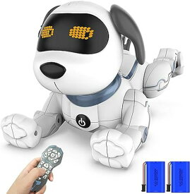 ロボット犬 おもちゃ 犬型ロボット 電子ペット ロボットペット 子供おもちゃ 音声制御 吠える プログラミング ペットロボット男の子 女の子 誕生日プレゼント 癒やしい 子ども用電動ロボット 一人暮らし家族 贈り物 年寄り付き添う