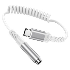 �^�C�vC �C���z���W���b�N�ϊ� �R�C�� USB C 3.5MM�I�[�f�B�I�ϊ� �J�[���R�[�h�� TYPE-C 3.5MM �C���z���ϊ��A�_�v�^�[ �J�[���P�[�u�� ���ʒ���/�ʘb/HI-FI���� DAC���� �n�C���]���� 24BIT/96KHZ�΁c