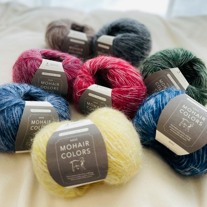 楽天市場】【AW新商品】【ニッケ モヘアカラーズ】モヘア キッドモヘア 