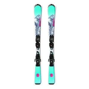 ノルディカ(NORDICA)(キッズ)ジュニア 子供 スキー板 旧モデル ビンディングセット ターコイズ 23 TEAM G FDT+JR4.5