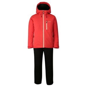 フェニックス(PHENIX)(メンズ)スキーウエア ソリッドカラーツーピース 上下セット PSM252P41RED