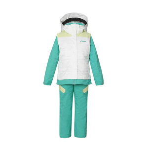 �t�F�j�b�N�X�iPHENIX�j�i�L�b�Y�j�X�L�[�E�F�A �㉺�Z�b�g �W���j�A �q�� Crystal Flower Junior Two-piece ESG232P90 GREEN