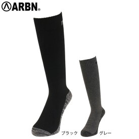 エアボーン（ARBN）（メンズ）靴下 ソックス 切り替え柄 AB33WC0002 防寒 保温 抗菌防臭 足首サポート