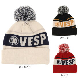 ベスプ（VESP）（キッズ）ジュニア 帽子 ニットキャップ VPJB1003 オフ ニット帽 ポンポン スキー スノーボード 雪遊び