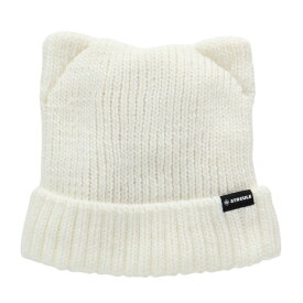 シュトロイレ（STREULE）（キッズ）ジュニア 猫耳 ニット帽 ST25FB0085 OWHT
