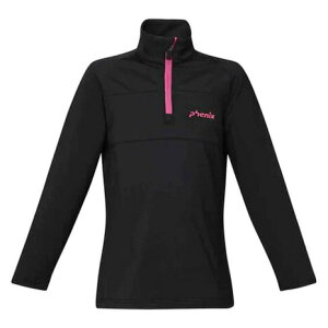 tFjbNXiPHENIXjiLbYjXL[ Xm[{[h q WjA  Ci[Vc Crystal Flower 1/2 Zip Tee ESG23LS90 BLACK