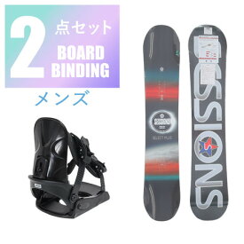 セッションズ（SESSIONS）（メンズ）SESSIONS メンズ スノーボード 2点セット 板 ビンディング 金具 SELECT PLUS 23100243 AB63WSB1641
