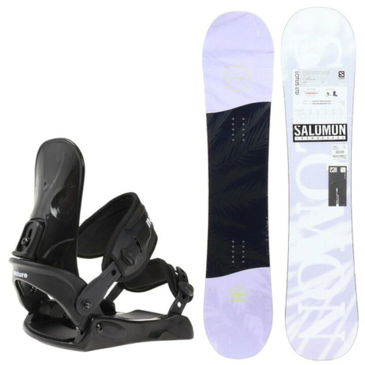 楽天市場】サロモン（SALOMON）（レディース）スノーボード 2点セット 