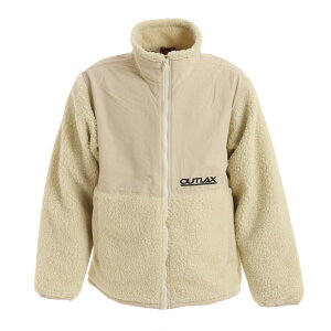 アウトラックス(OUTLAX)(メンズ)ボアジャケット アウター フリース 防寒 冬 暖かい アイボリー スキー スノーボード スノボ OLF2201IV