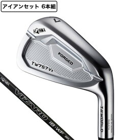 本間ゴルフ（HONMA）（メンズ）ツアーワールド TW757 Vx アイアンセット6本(5I〜9I、PW)VIZARD IB-WF 85