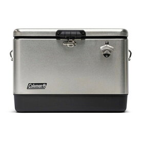 コールマン（Coleman） クーラーボックス 保冷 51L キャンプ レジャー 54QT ステンレススチールベルトRクーラー 2159596