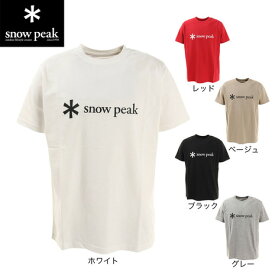 スノーピーク（snow peak）（メンズ）ロゴTシャツ SPS-TS-21SU001 半袖ティーシャツ トップス カジュアル アウトドア クルーネック