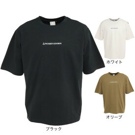 ロジャーエーガー（ROGER EGGER）（メンズ）半袖Tシャツ AIRY LOGO LABEL Tシャツ RE2SUK561014