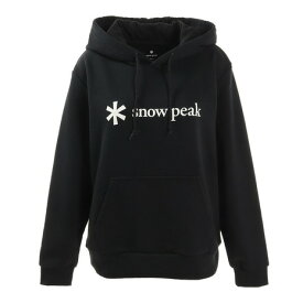 スノーピーク（snow peak）（レディース）ロゴスウェット SPS-SW-21SU001BK