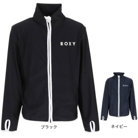 ロキシー（ROXY）（キッズ）ラッシュガード 長袖 フードなし UVカット 子供 ジュニア ミニラッシュジップスタンド 23SUTLY232632Y